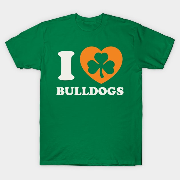 St Patricks Day Bulldog Irish Pride French Bulldog Dad T-Shirt by PodDesignShop